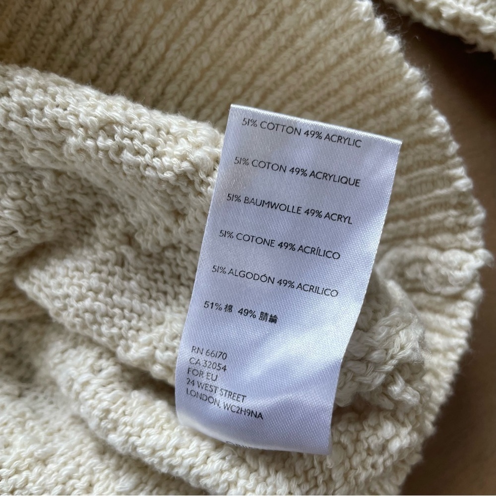 Free People Cream Cable Knit Sweater - Picture 3 of 7